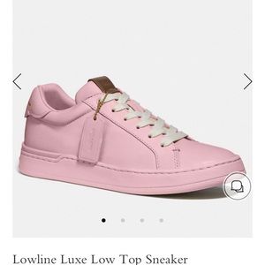 New in box. COACH Lowline Luxe Low Top Sneaker